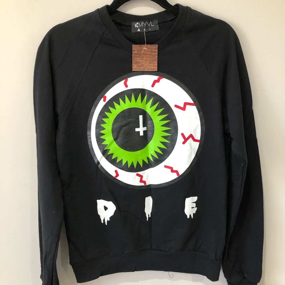 MYVL NWT spooky graphic pullover sweatshirt small
